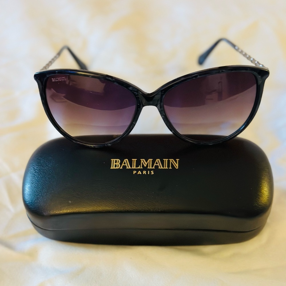 Balmain Paris Black Sunglasses Designer luxury